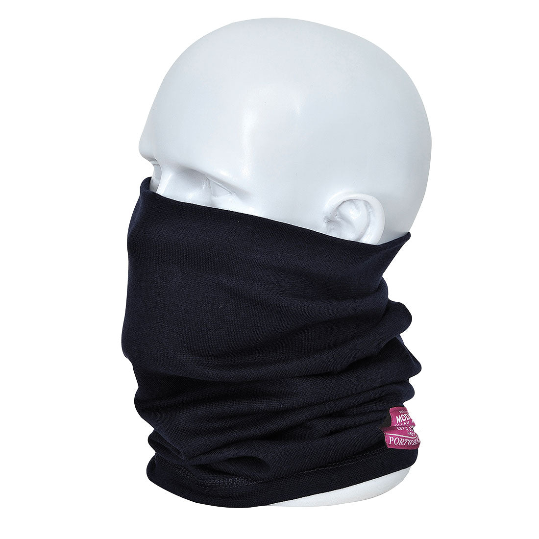 Flame resistant and antistatic neck cover